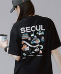 BTS - BT21 SHORT SLEEVE T-SHIRTS SEOUL EDITION ver.1 (BLACK)