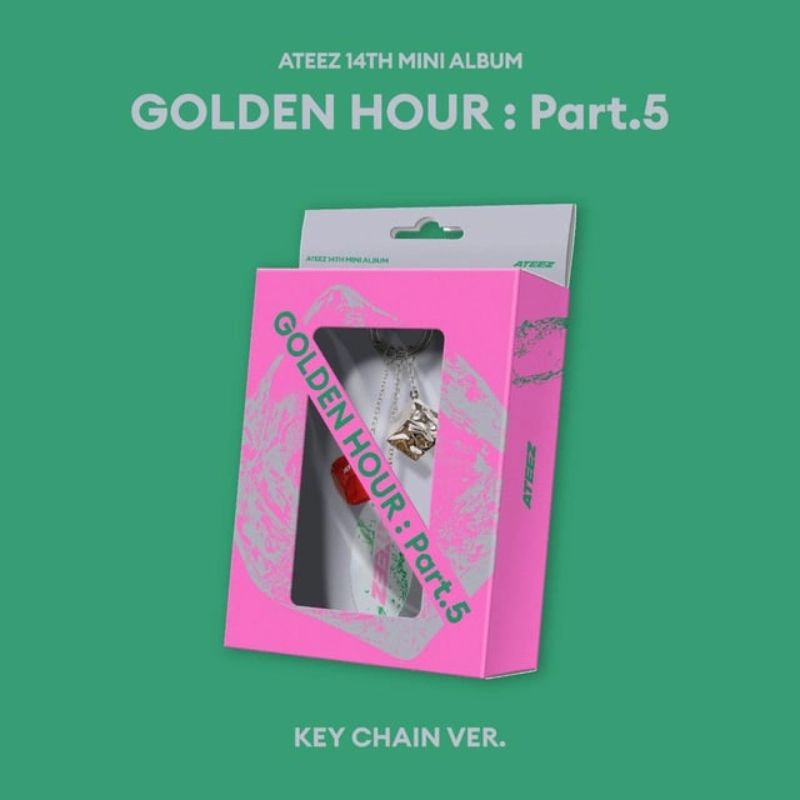ATEEZ - 14TH MINI ALBUM [GOLDEN HOUR : Part.5] (Key chain VER.)