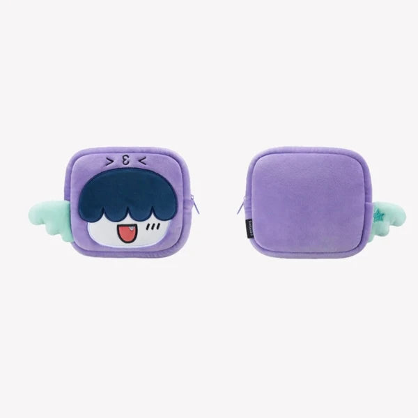 TOMORROW X TOGETHER - PPULBATU x Whizzy Friends square face pouch