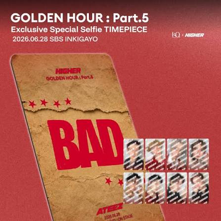 ATEEZ - 14TH MINI ALBUM [GOLDEN HOUR : Part.5] HIGHER Special Selfie Full Package