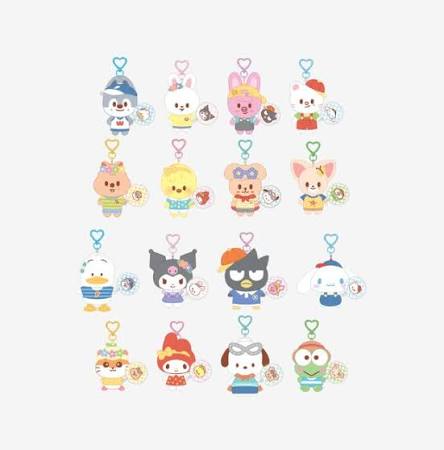 STRAY KIDS - PRECOMMANDE - SKZOO X SANRIO CHARACTERS 10CM PLUSH MINI PICKET Ver.