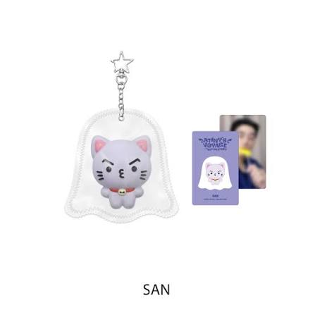 ATEEZ - 2026 ATEEZ FANMEETING ATINY'S VOYAGE : Tiny Mystery Ghost Squishy Keyring
