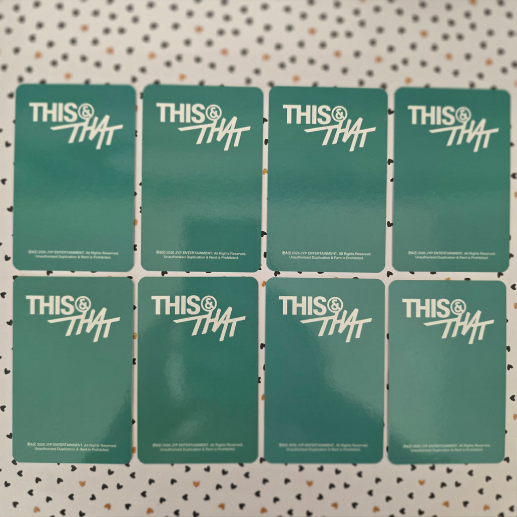 STRAY KIDS - THIS & THAT - Soundwave Lucky Draw Photocard