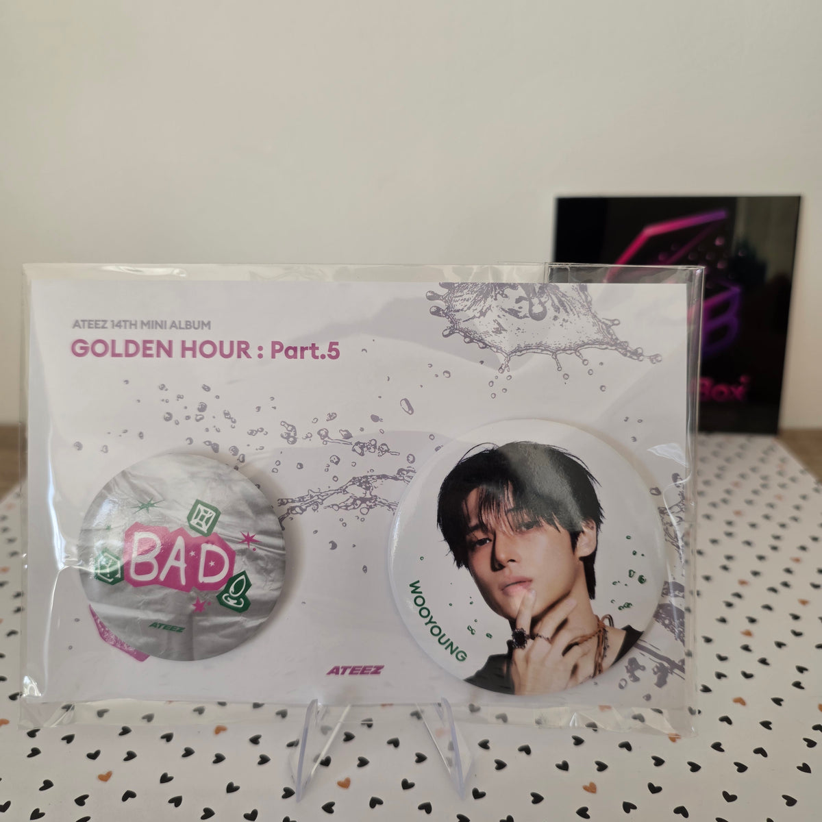 ATEEZ - 14TH MINI ALBUM [GOLDEN HOUR : Part.5] POP-UP STORE - Can Badge Set