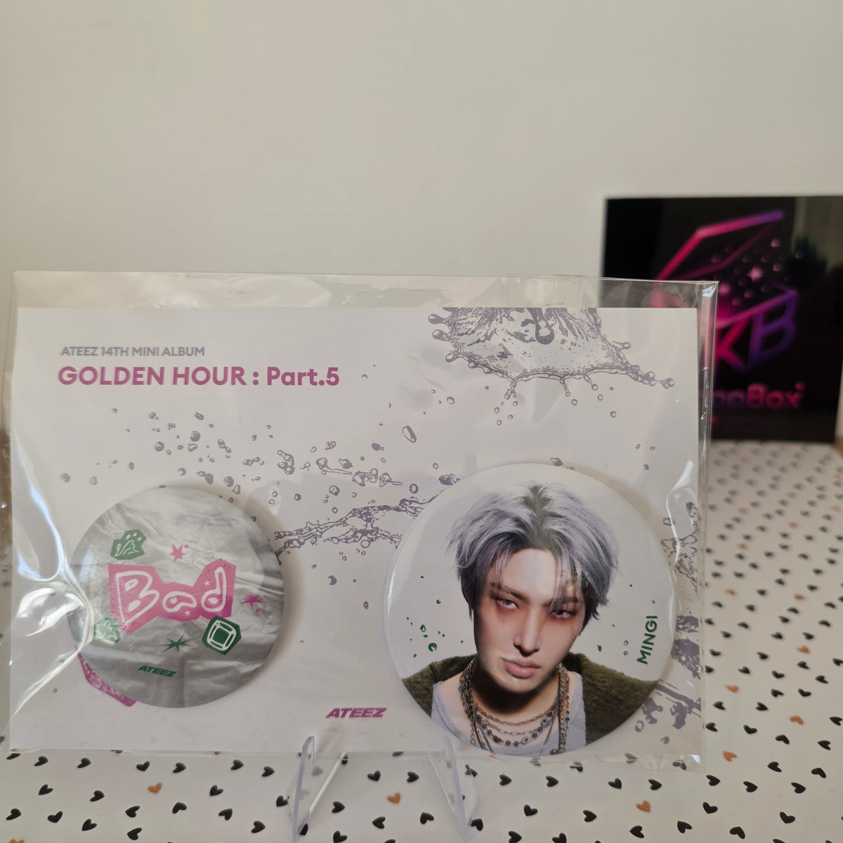 ATEEZ - 14TH MINI ALBUM [GOLDEN HOUR : Part.5] POP-UP STORE - Can Badge Set