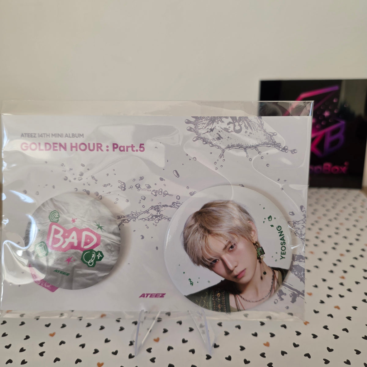 ATEEZ - 14TH MINI ALBUM [GOLDEN HOUR : Part.5] POP-UP STORE - Can Badge Set