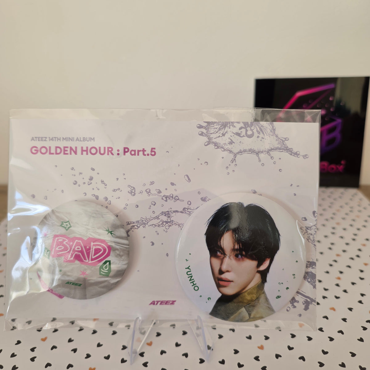 ATEEZ - 14TH MINI ALBUM [GOLDEN HOUR : Part.5] POP-UP STORE - Can Badge Set