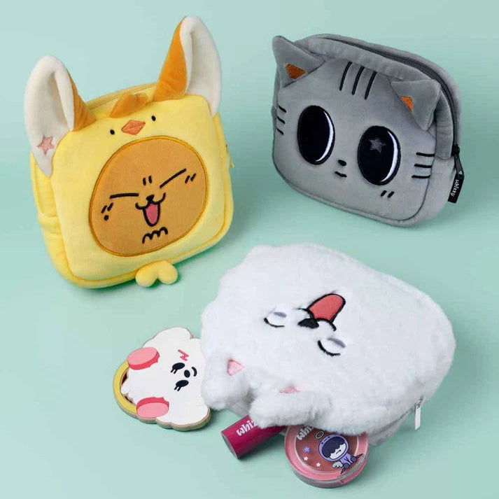 TOMORROW X TOGETHER - PPULBATU x Whizzy Friends square face pouch