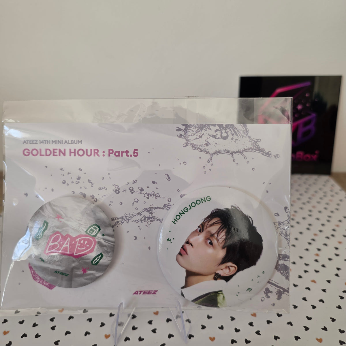 ATEEZ - 14TH MINI ALBUM [GOLDEN HOUR : Part.5] POP-UP STORE - Can Badge Set